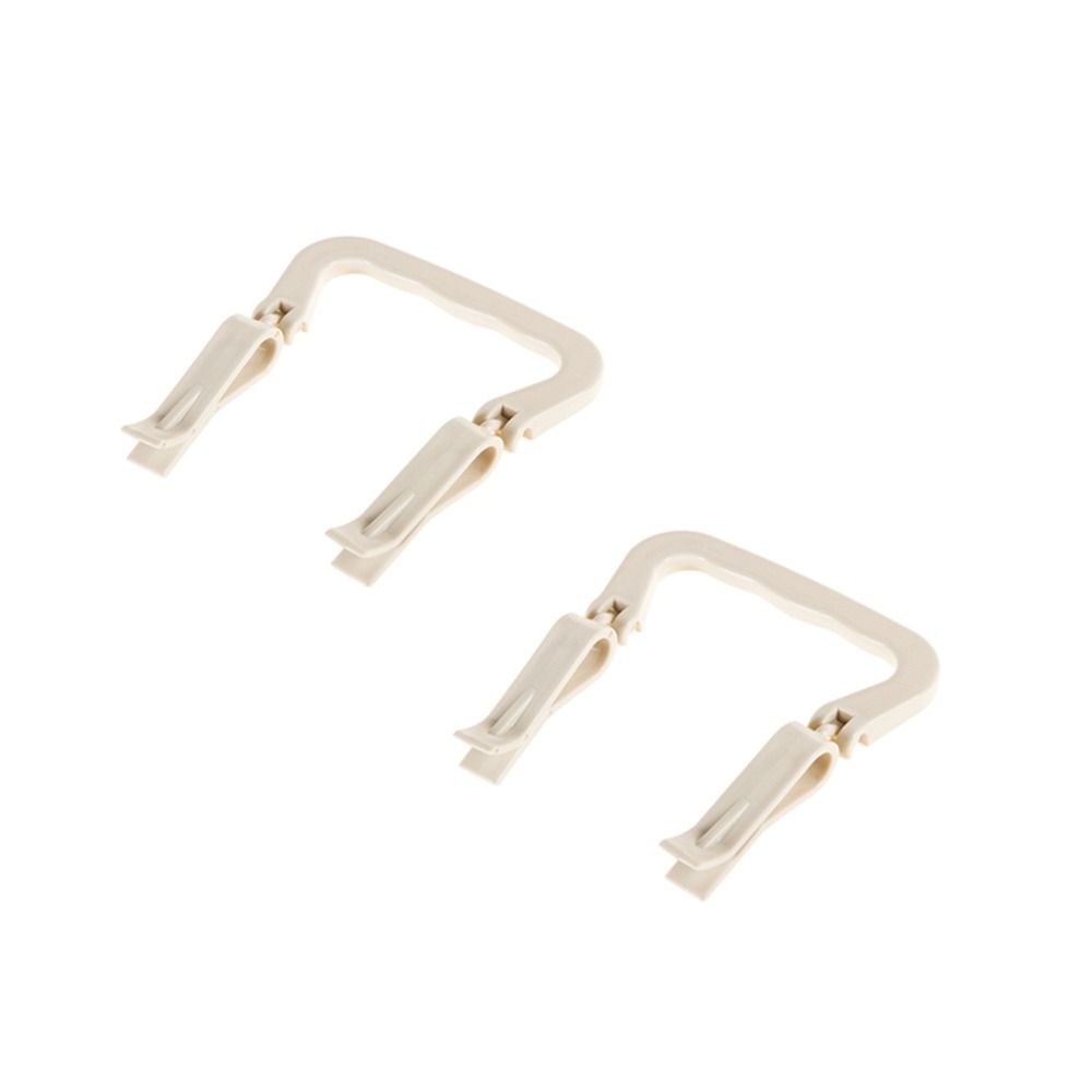 2 шт. Пластиковый зажим для мусорного мешка, маленький зажим для мусорного мешка, зажим для края мусорного бака, мусорный бак