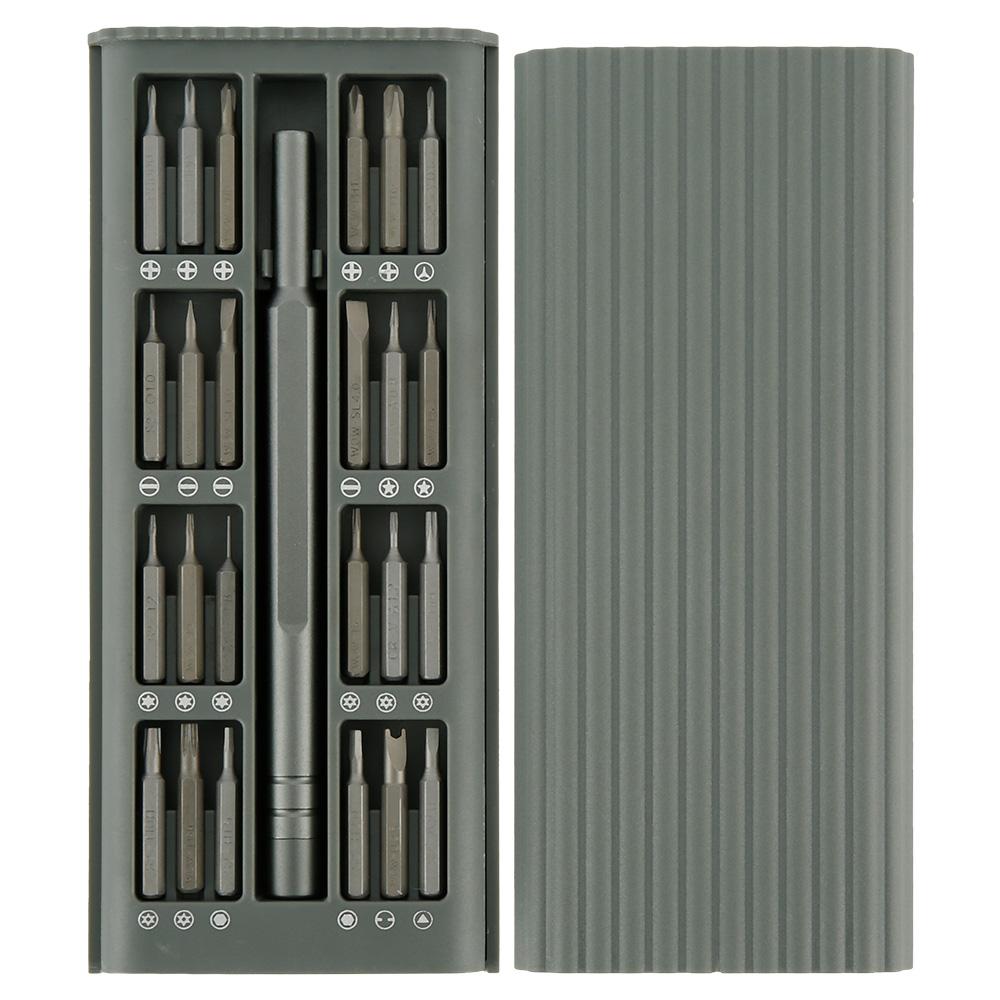 Набор из 25 прецизионных отверток, небольшой набор отверток с футляром, набор магнитных мини-отверток для часов, планшета, ПК, игровой консоли