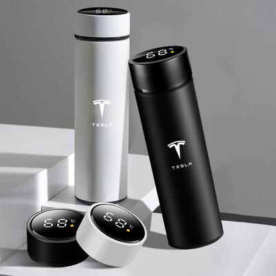 1 шт. Автомобильный умный термос с дисплеем температуры, кофейная чашка для Model 3 Model S Model X Model Y Roadster Bonina Coil