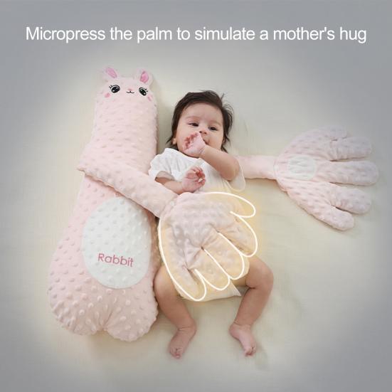 Yousheng Infant Exhaust Pillow with Cartoon Animal Patterns Easy To Clean Safety Materials Sleeping Pillow for Emotional Soothing