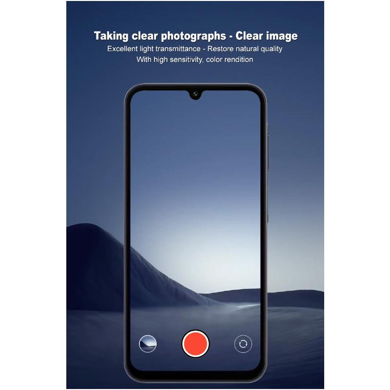 Для Samsung Galaxy A16 5G стекло IMAK высокой четкости стеклянная пленка для объектива черная версия