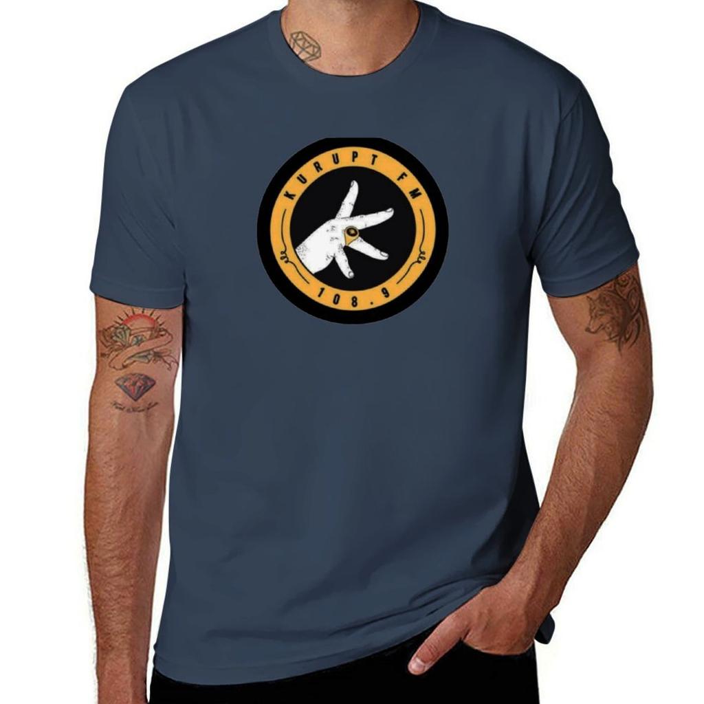 Kurupt Fm Design Tshirt Casual Lightweight Short Sleeve Top