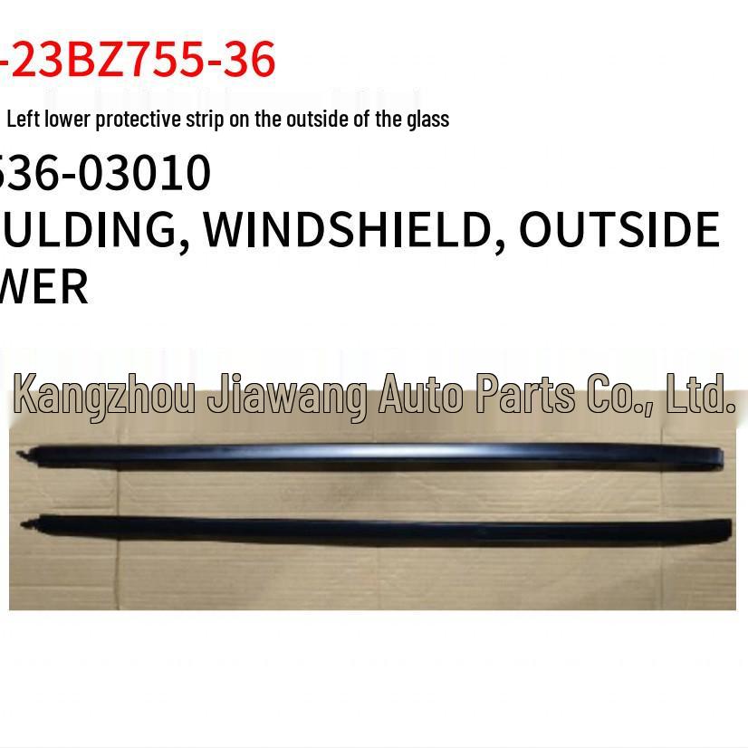 Подходит для Toyota BZ3 2023 года, накладка-молдинг на лобовое стекло: 75535-03020 R, 75536-03010 L
