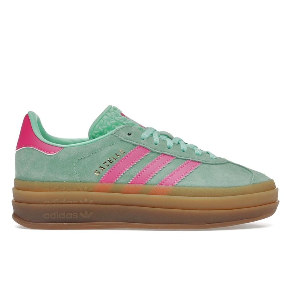 Adidas Gazelle Bold Pulse Mint Screaming Pink Женские кроссовки Green Gum-M2 H06125