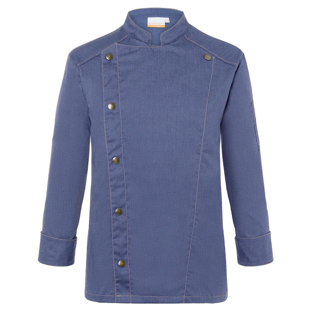 Mens Kochjacke Denim Look Chef Jacket