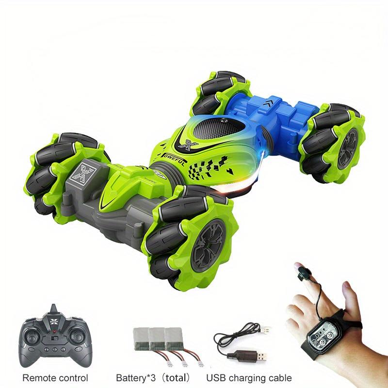 Новейший 4WD RC трюковой автомобиль 2.4G радио с 1/2/3 батареей пульт дистанционного управления машинки RC часы датчик жестов вращение электронные игрушки подарки