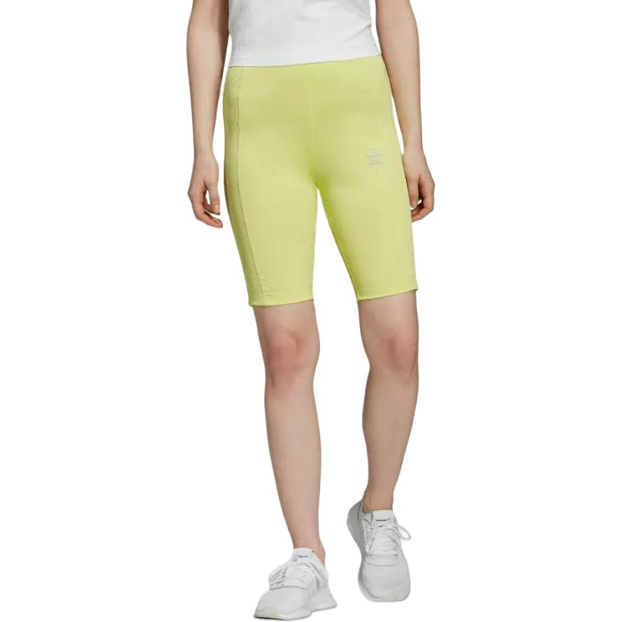 Adidas Originals Sports Shorts Women's Yellow Moderate Tight Pants FR0554