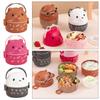1Pcs Eyeglass Bear Lunch Box Stackable Food Storage Container New Thermal Bento Box