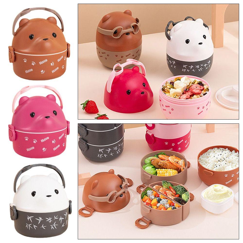 1Pcs Stackable Thermal Bento Box Children Food Storage Container New Lunch Box