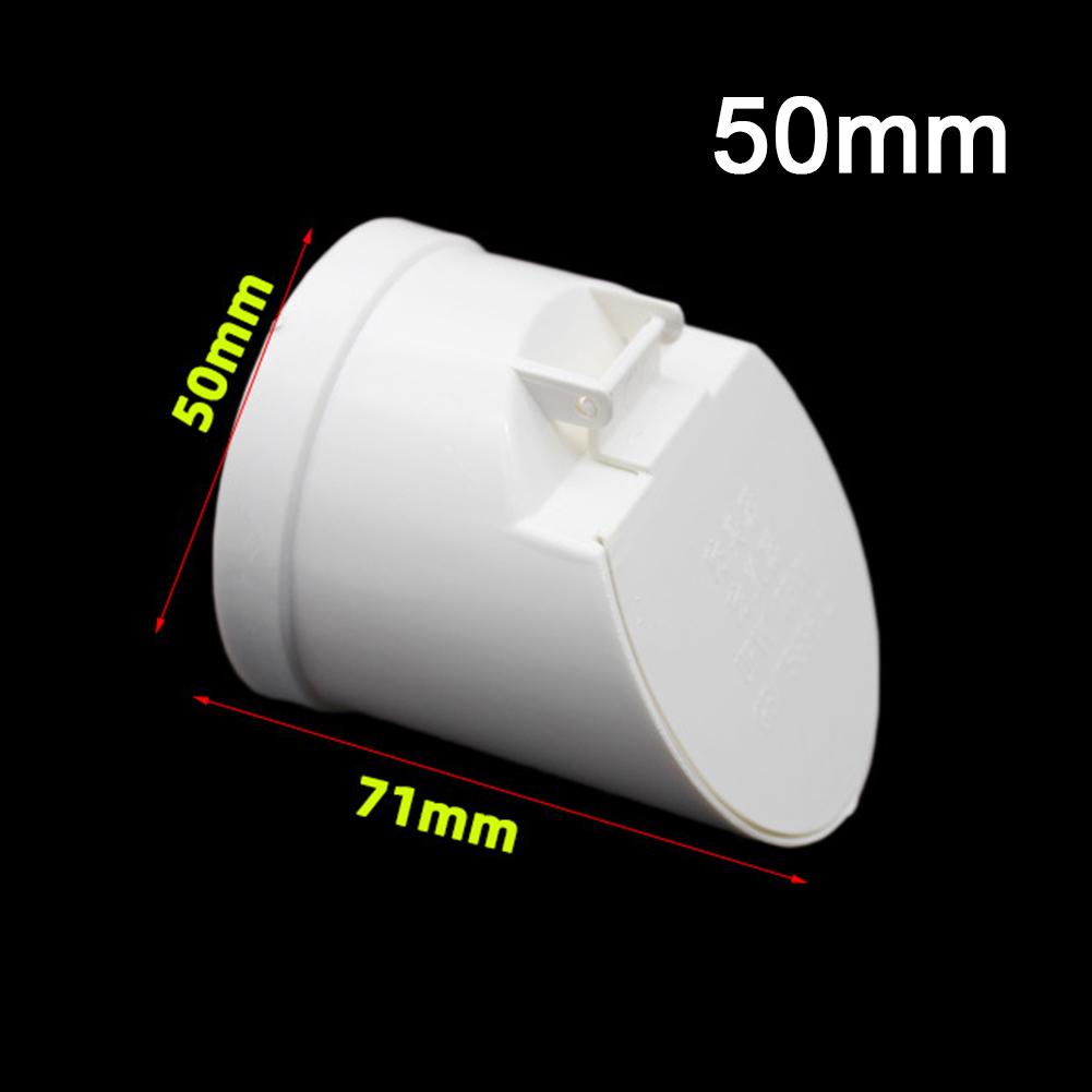 50-160 мм ПВХ Дренажная труба Обратный клапан Напольные трапы Автоматически закрывающаяся крышка клапана смещения для канализационной трубы Септик Сантехника
