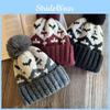 Knitting Retro Trendy High Top Beanie Warmth Comfort Autumn Winter Hat Female