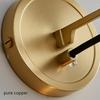 Nordic  creative living room Crystal wall lamp fashion modern minimalist model bedside copper wall lamp bedroom Corridor