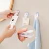 1/4PCS Multifunctional Bathroom Towel Storage Clip Kitchen Small Hook Rotating Household Suction Cup Punch-free Clip
