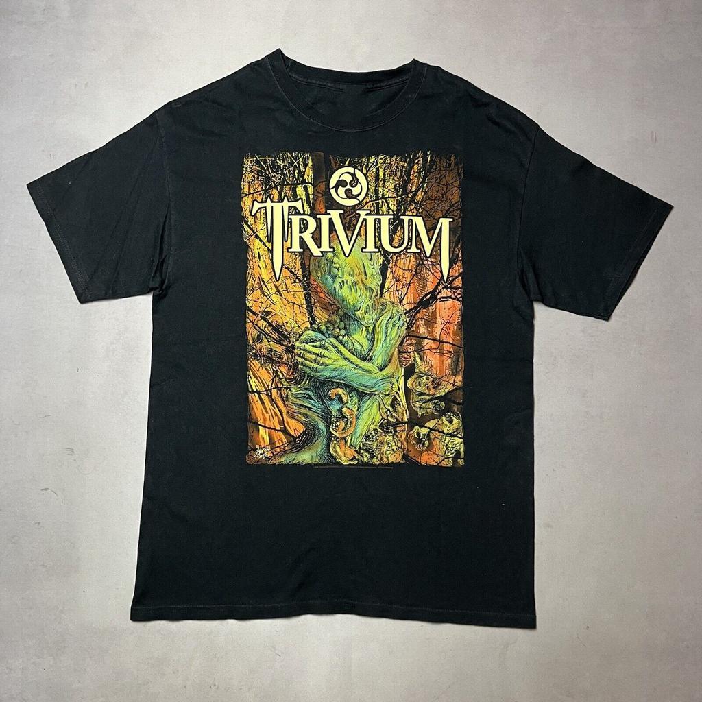 Футболка Trivium Band Album Music Tee Унисекс Полный Размер от S до 5XL UU915
