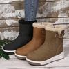 Women Platform Boots Winter New Keep Warm Casual Thickened Fluff Flats Boots Fashion Outdoor Sports Comfortable Snow Boots