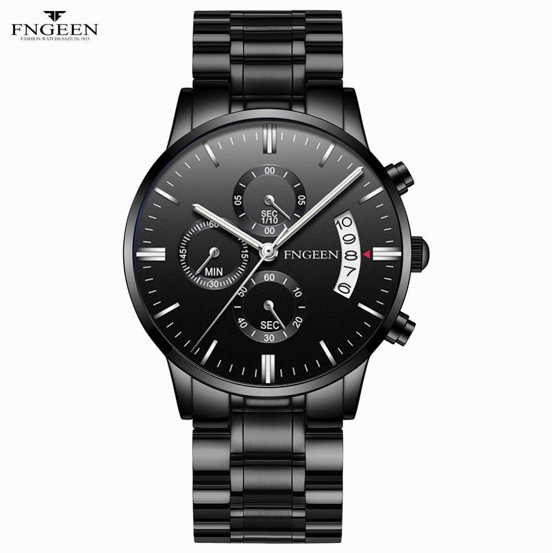 Watch Men's Student Sports Quartz Watch Waterproof Fashion Trend Luminous Belt Men's Watch Wrist Watch
