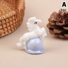 1 Pcs/Pair Year Of The Horse 2026 Porcelain Horse Figurine Ceramic Horse Miniature Adornment Home Decor Art Craft Collection Gift