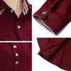 Career Women Formal Revit Office Studded Collar Button Up Blouse Ol Shirt Top
