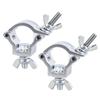 2pcs Light Weight Stage Lighting Fixture Clamps Heavy Typt Construction for 32mm To 35mm Tube Mounting