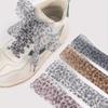 Organza Shoelaces, 1 Pair Fashionable Satin Ribbon Shoelaces, Leopard Print Pattern Ribbon Yarn Lace Shoelaces