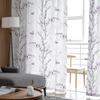 Flower Leaf Butterfly Bedroom Transparent Sheer Curtains Holiday Decoration Window Voile Tulle Curtain