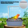 Automatic Birds Bath with Pump Electric Parrot Bathtub with Circulating Water Birds Shower Container Cage Accessory for Parakeet Cockatiel African