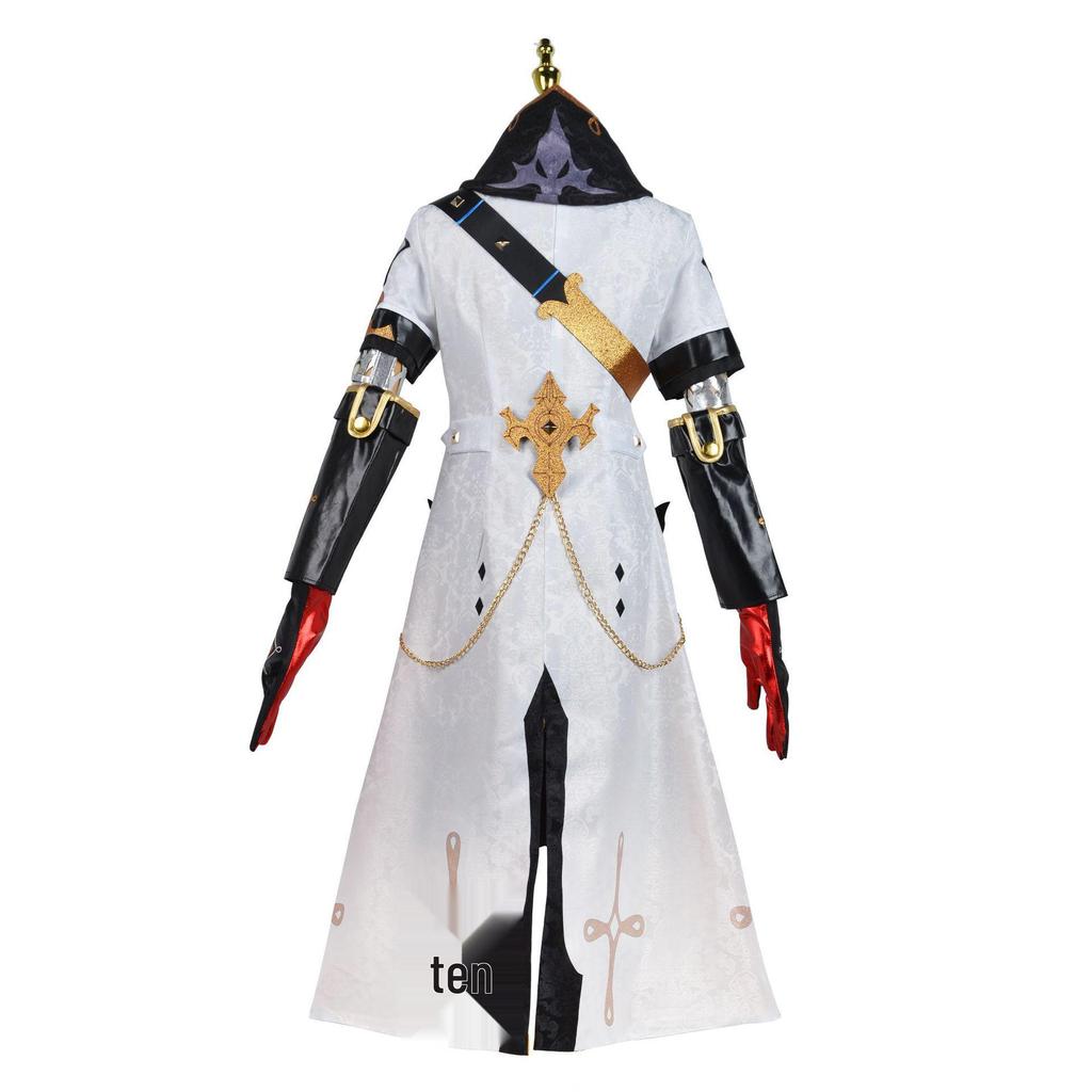 Genshin Impact Albedo Cosplay Costume Set: Anime Game Role-Playing Outfit