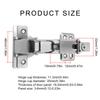 Петли для шкафов с широким углом мягкого закрывания, 165 градусов, нулевой выступ, быстрая установка, дверные петли с монтажной пластиной для дома