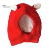 Children Hat Winter Pet Cap Knitted High Elasticity Keep Warm Solid Color Ear Decor Toddler Boys Girls Beanie Photo Prop Headwear