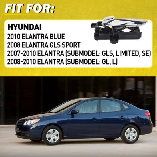 Для Hyundai 2007-2010 Elantra Передняя/Задняя Левая Внутренняя Ручка Двери 826100Q000