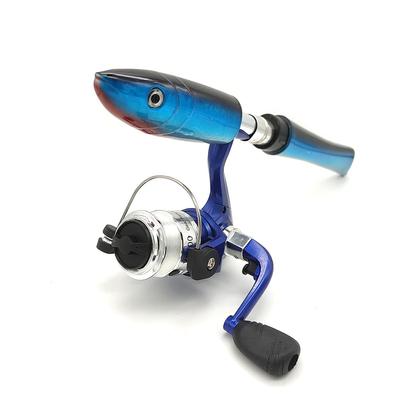 Orrudo Fishing Gear Fish Rod Chinu Rod Ajing Mebaring Rod Reel Set with Thread 1m Blue qb300113a01n0 "Gjorrudo II" в форме рыбы и