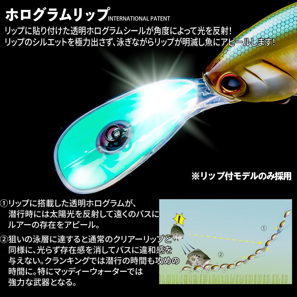 DUEL HARDCORE Latour Crank Bass 80мм Коричневый Смещающийся Центр Глубоководный 5+ Приманка, Плавающий, 02 Сияющий, Гравитация, Крэнкбейт, Глубина 5.5м