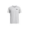 Logo Crew Neck Heavyweight Casual Soft Comfortable Short Sleeve T-Shirt Men Tops Modern-Gray 1382902-011