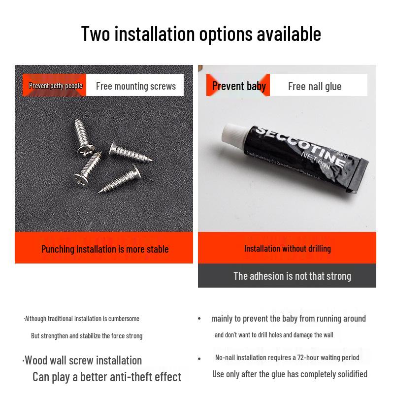 Защелка для раздвижной двери в старинном стиле без сверления и противоугонный болт