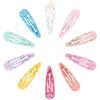 20PCS Printed Colourful BB Clips Ins Cute Teenage Girls Kids Hair Clips Small Fresh Broken Hair Side Clips