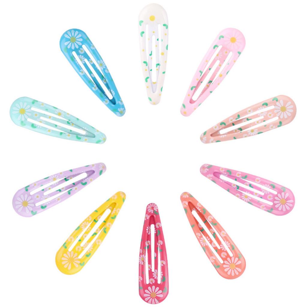 20PCS Printed Colourful BB Clips Ins Cute Teenage Girls Kids Hair Clips Small Fresh Broken Hair Side Clips