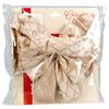 Decorative bow for Christmas tree, beige, 130x33 cm