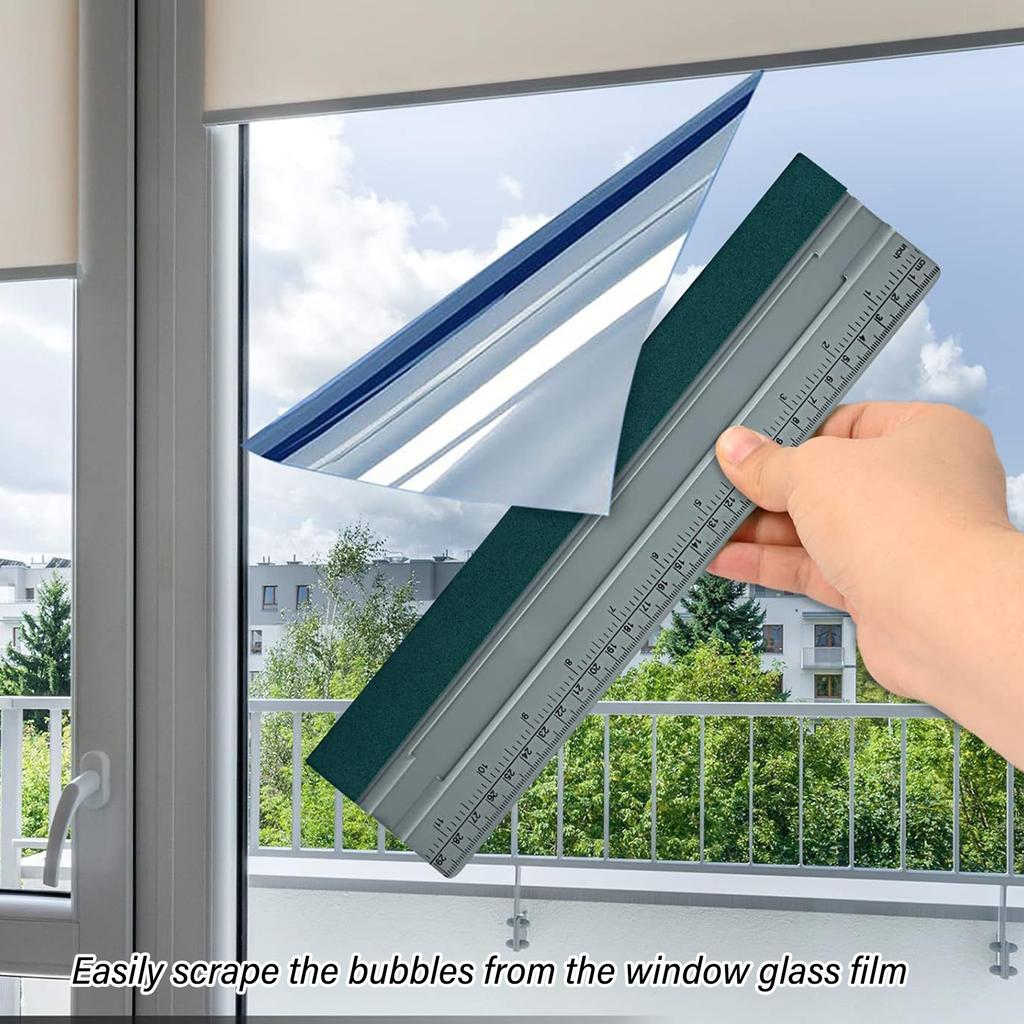 Ракель для установки виниловой пленки с точным измерением, инструмент для разглаживания обоев при оклейке автомобилей и тонировке окон