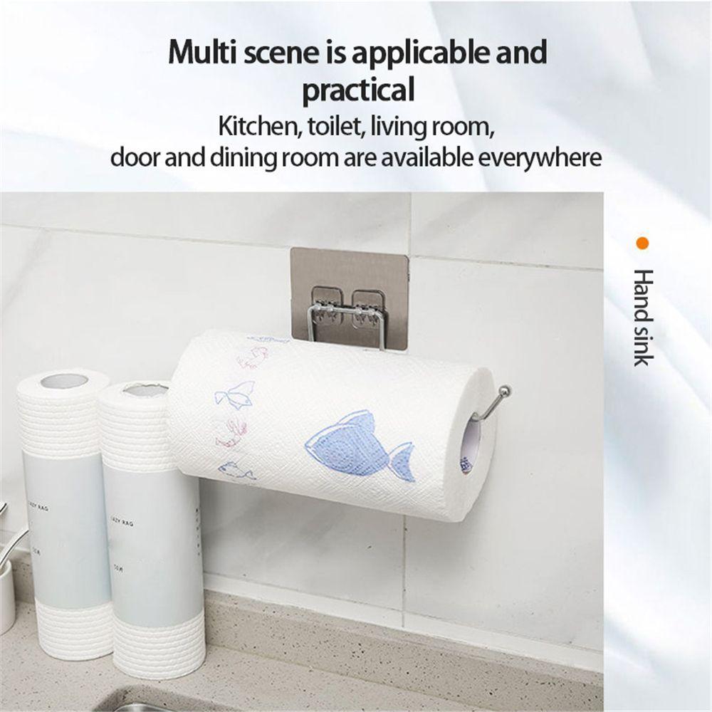 Kitchen Hanging Stand Bathroom Roll Paper Holder Bath Ball Hanger Towel Holder Tissue Rack