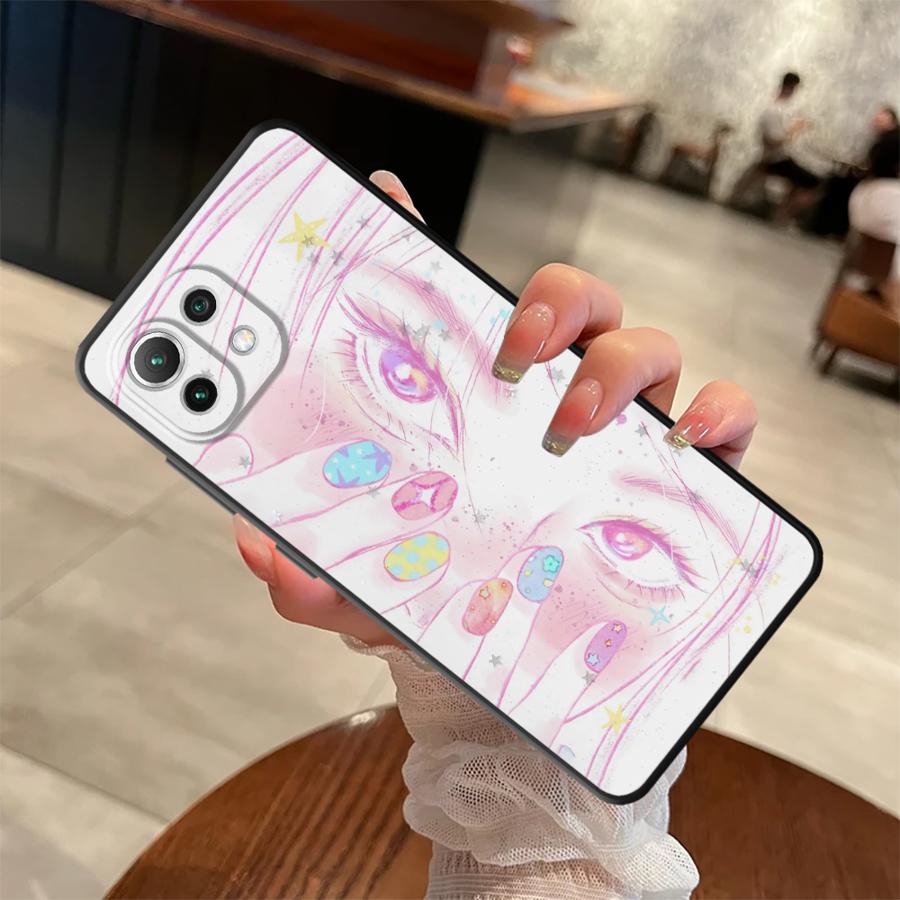 Ретро Модный Чехол с Глазами из Аниме для Xiaomi Mi 13 Lite 12X 12T Pro 10T 12 14 11T 11 Funda Чехол для Телефона