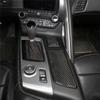 Автомобильная наклейка-панель на центральную консоль с подстаканником из мягкого карбона, декоративные наклейки для Corvette C7 2014--M53K