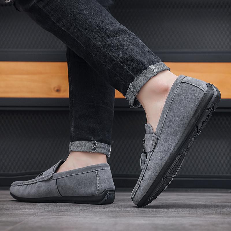 Shoes for Men 2024 New Fashion Casual Leather Shoes Outdoor Soft Sole Driving Shoe Designer Moccasins Comfortable Loafers
