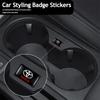 10pcs Epoxy Car Window Lift Button Steering Wheel Stickers For Toyota