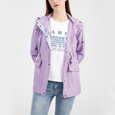 Женская куртка для походов на открытом воздухе, легкая водоотталкивающая легкая ветровка с капюшоном и дождевиком, плащ для бега, ходьбы, повседневная верхняя одежда, новинка