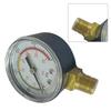 Манометр для песчаного фильтра для бассейнов, спа и аквариумов 35 PSI Нижнее крепление с прозрачным циферблатом для точных измерений