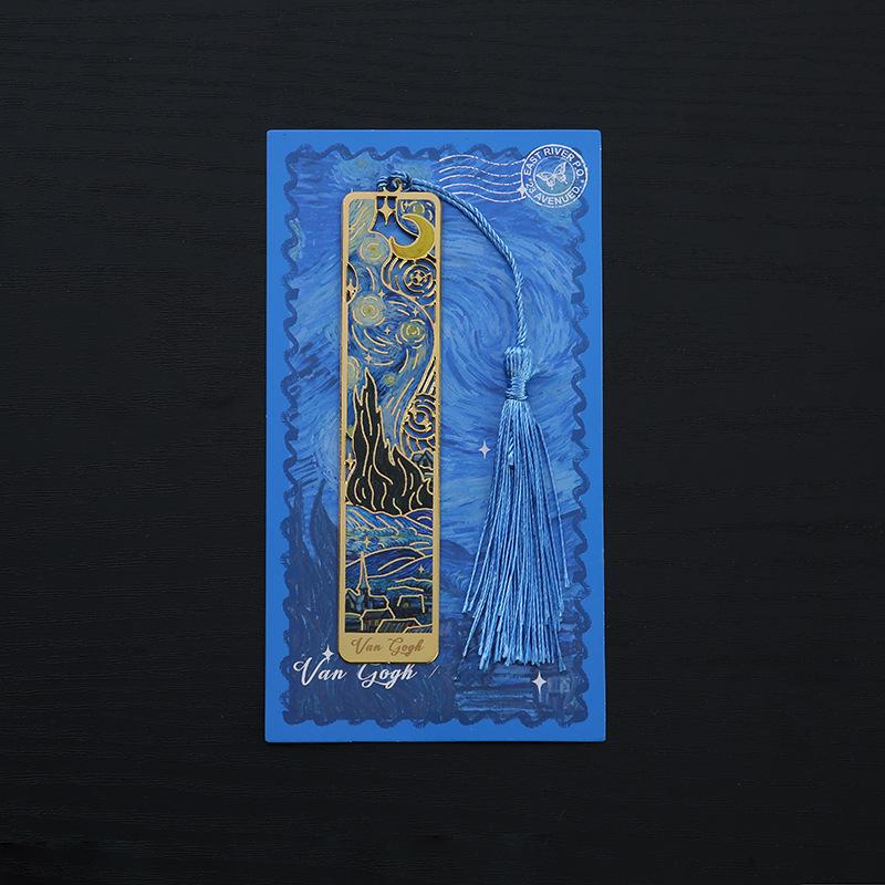 1 шт., металлическая закладка в стиле ретро с цветочным рисунком, полая бронзовая закладка с кисточкой для книжного клуба, писатели, любители книг, студенты