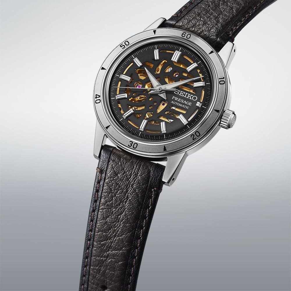 Seiko Presage Стильный, но прочный автоматический хронометр SARY257 60-х годов, мужской