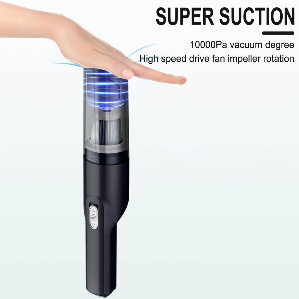 Автомобильный пылесос 120 Вт с высоким всасыванием для автомобиля, ручной пылесос двойного назначения для влажной и сухой уборки