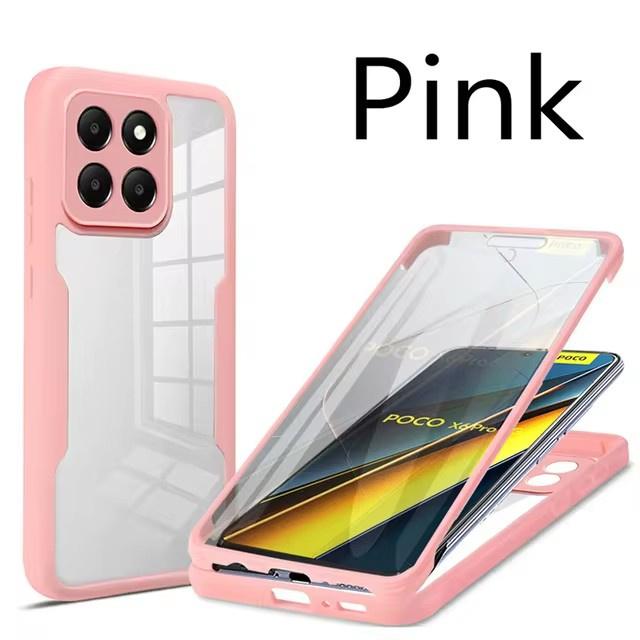 360 Полный Защитный Чехол Для Телефона Для Xiaomi POCO X6 F6 Pro 5G Чехлы Armor для POCO X7 X5 X4 X3 M4 X3NFC F5 F3 C65 M6 4G Чехол