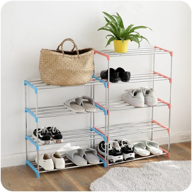 Multifunctional Stainless Steel Household Storage Footwear Frame